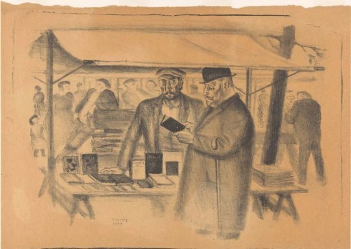 Bookstall on a market