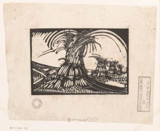 Sheaves of corn in Ede
