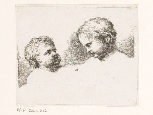 Two children's heads