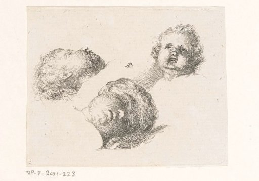 Three children's heads