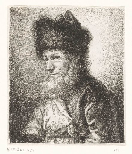 Portrait of Michel Hirsch, rabbi at Potsdam