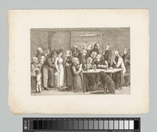 Men Smoking Pipes and Drinking in a Tavern
