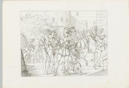 Soldiers in a castle