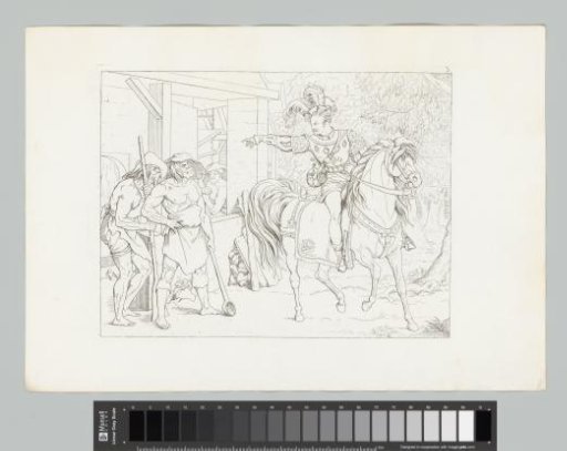 Nobleman at a smithy