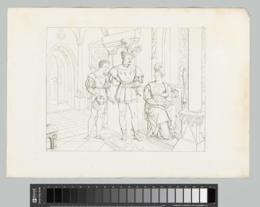 Young Man Introduced to a Young Woman with a Child by an Older Man
