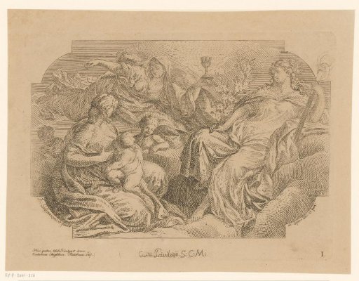 Female Personifications of Three Divine Virtues