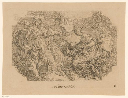 Female Personifications of Wisdom, Prudence, and Temperance