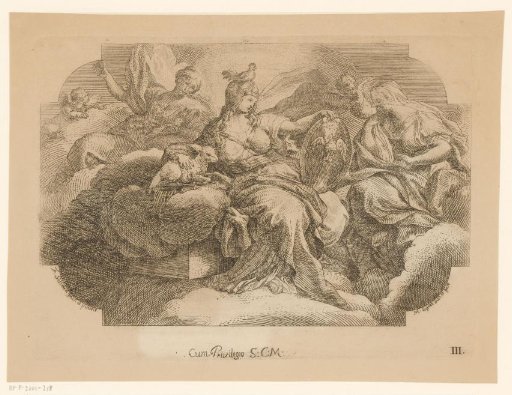 Allegorical Representation with Divine Wisdom