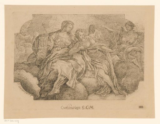 Female Personifications of Peace, Justice, and Abundance