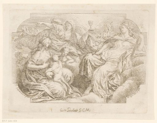 Female Personifications of Three Divine Virtues
