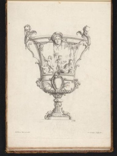 Vase with satyrs