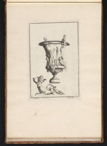 Vase with nymphs and satyrs