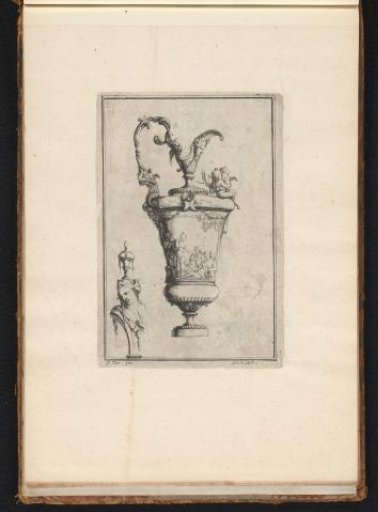 Vase with nymphs and putti