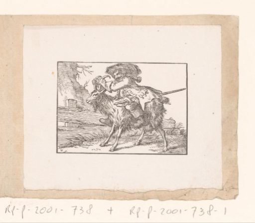 Man with a Goat