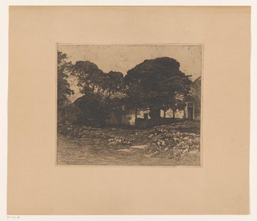 Landscape with a farmhouse