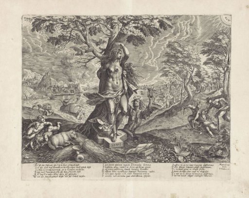 Allegory on patience during the period of war