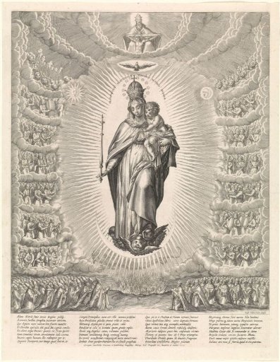 Glorification of the Virgin Mary with the Christ Child