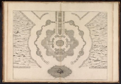 Plan of a part of the water play at Karlsberg