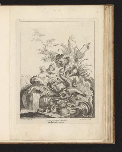 Rocaille with Nymphs and Fish