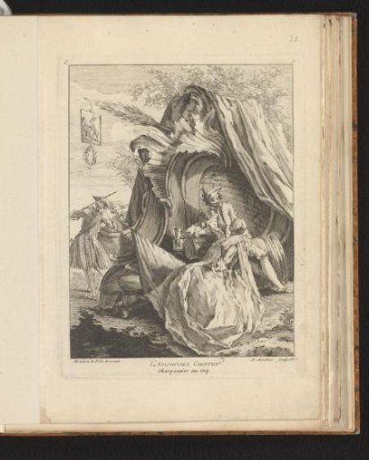 Rocaille with a Soldier and a Young Woman