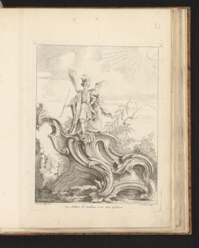Rocaille with a sultan and a woman