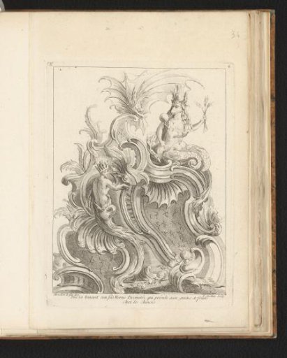 Rocaille with three gods