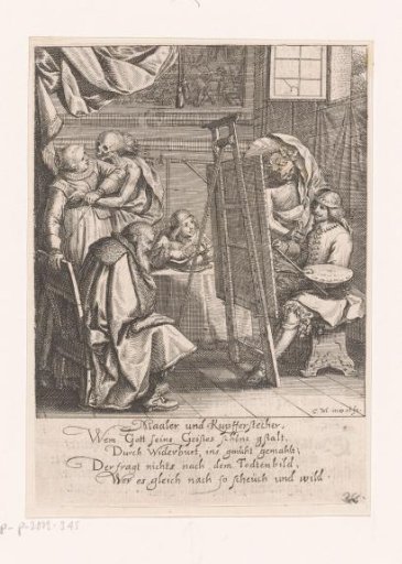 Painter and Engraver and Death