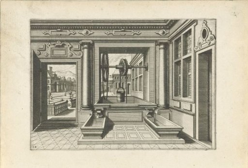Built-in rectangular well