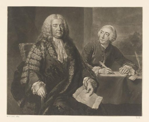 Double portrait of Henry Pelham and John Roberts