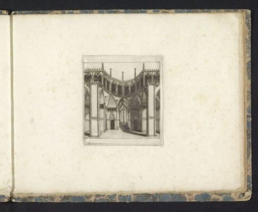 Decorative design with a palace