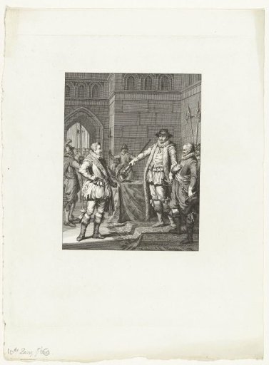 Orange returns Bossu's sword at Hoorn, 1573