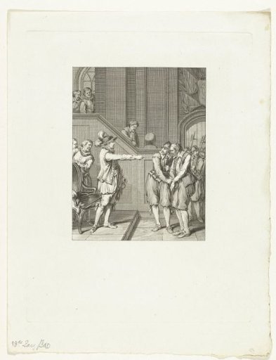 A Spanish captain brought to Orange, 1577