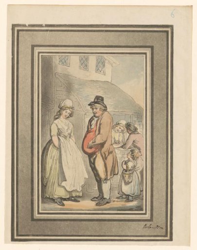 Man and Woman in a Village