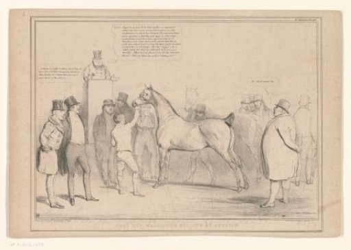 Robert Peel at a horse auction