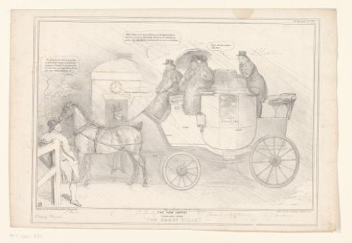 Satirical print on English domestic politics