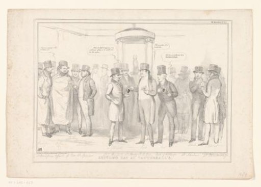 Political cartoon on English domestic politics