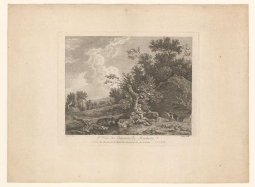 Shepherd and Shepherdess Resting Under a Tree, Near Mannheim