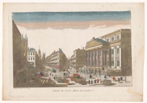 View of the Mansion House at London
