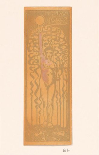 Naked Woman with Mirror and Scales