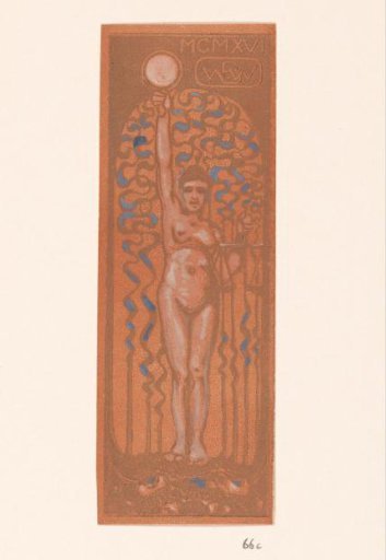 Naked Woman with Mirror and Scales