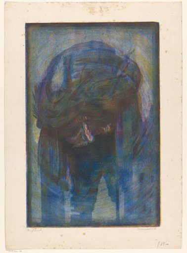 Head of Christ with a crown of thorns