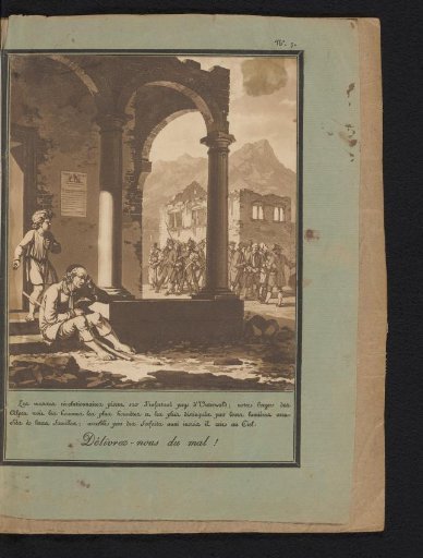 An Old and Young Man Hiding from the Soldiers