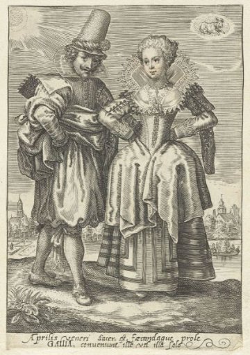 April: a couple from France