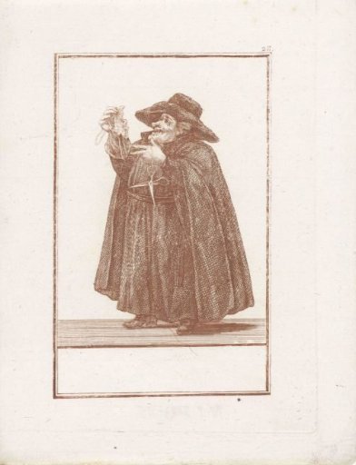 Monk with a severed purse