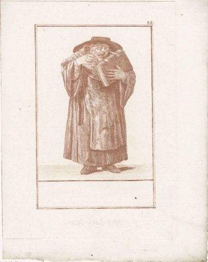 Monk with a Bible