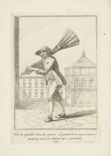 Broom seller