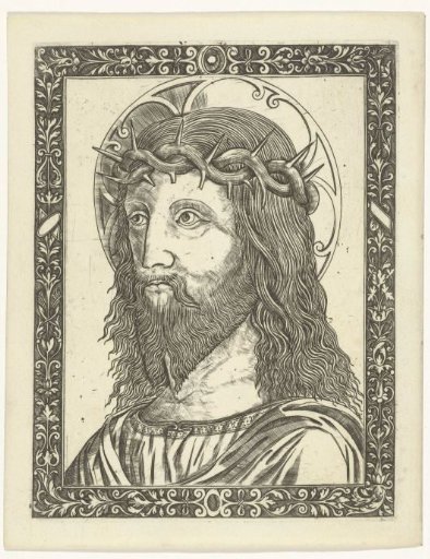 Head of Christ with Crown of Thorns in a Frame