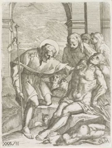 Saint Roch Healing a Sick Person