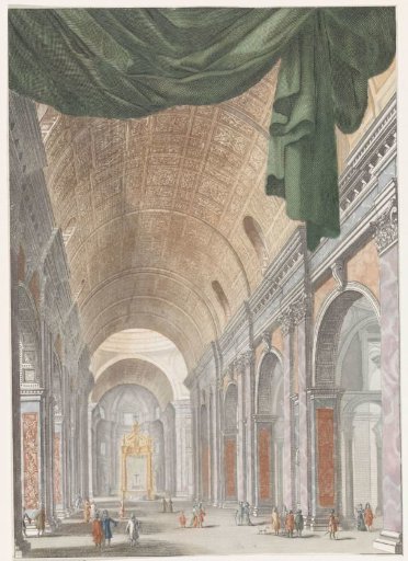 Interior of St. Peter's Basilica in Rome