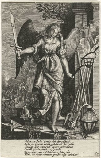 Angel with a Sword and the Ear of Malchus